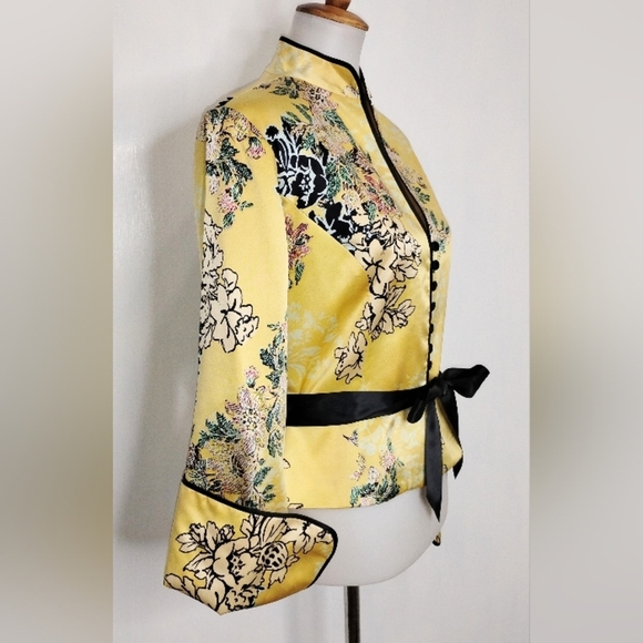 JS COLLECTIONS ASIAN SILK JACKET - Picture 9 of 12